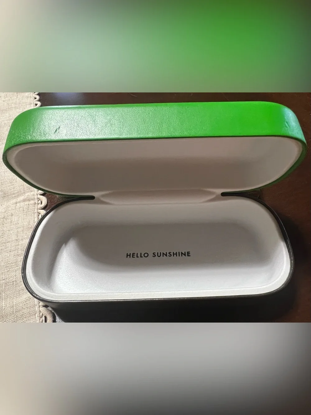 kate spade Green Hard Shell Eyewear Case and Coach Hard Shell Case